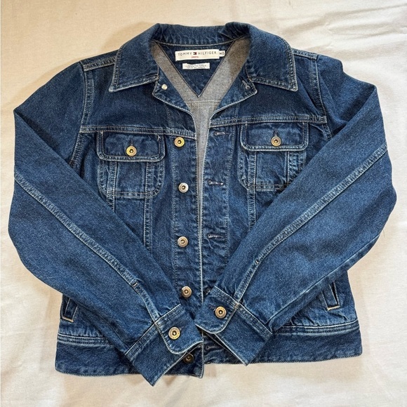 Tommy Hilfiger Jackets & Blazers - Tommy Hilfiger Dark Blue Classic Denim Jean Jacket